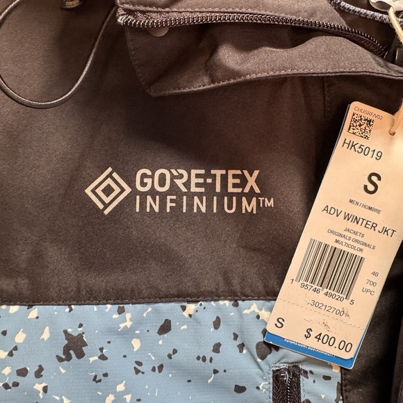 Brand New Men adidas Gore Tex Infinium Adventures Winter Jacket - Small - Picture 3 of 11
